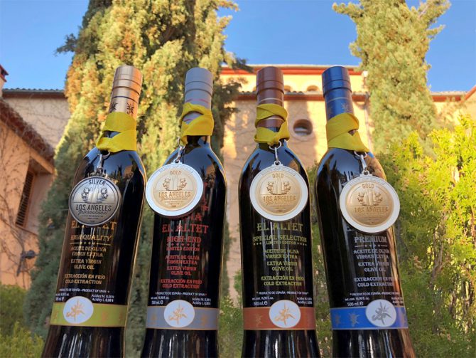 Excelentes resultados de Masía El Altet en Los Ángeles International Extra Olive Virgen Oil Competition
